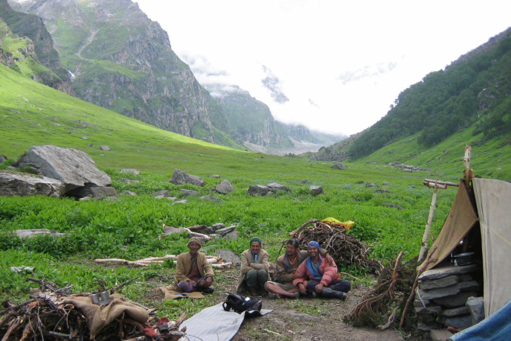 trekking in green valley treks and trails